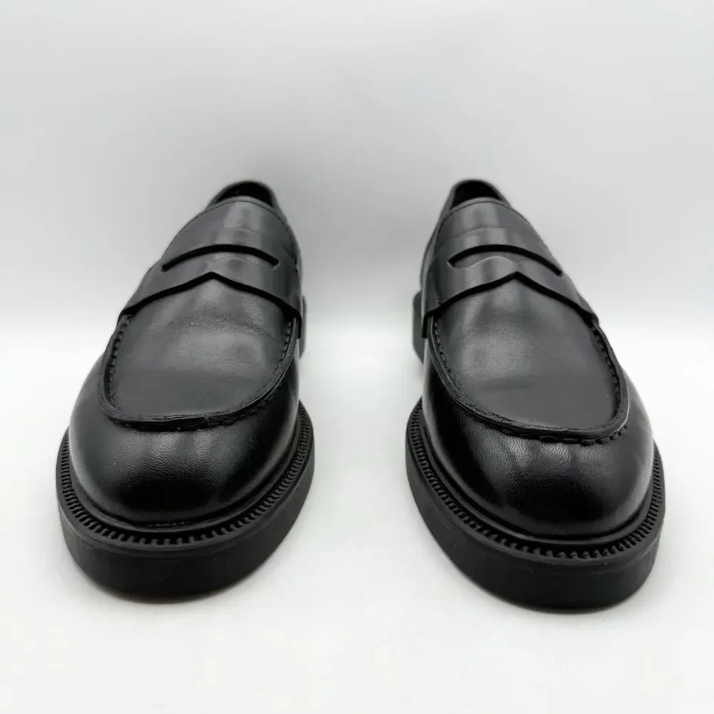 Vagabond Shoemakers Womens Alex Loafers EU 39 US 9 Black Leather NIB